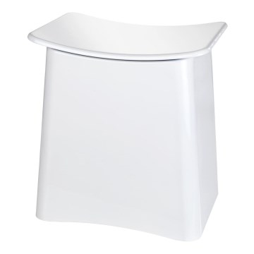WENKO 22949100 - Hocker WING 45x48 cm weiß/schwarz