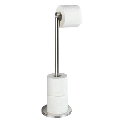 WENKO 22985100 - Toilettenpapierhalter 21x55 cm Edelstahl/silber