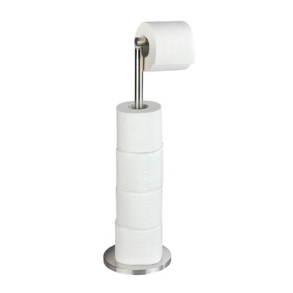 WENKO 22985100 - Toilettenpapierhalter 21x55 cm Edelstahl/silber