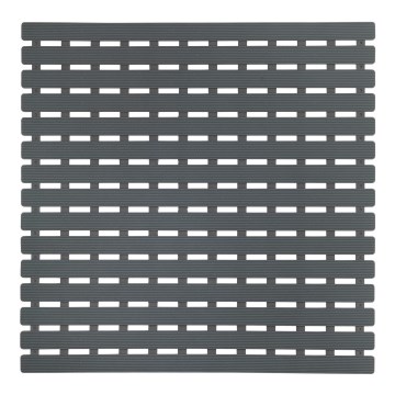 WENKO 23125100 - Duschmatte ARINOS 54 x 54 cm, grau/grau