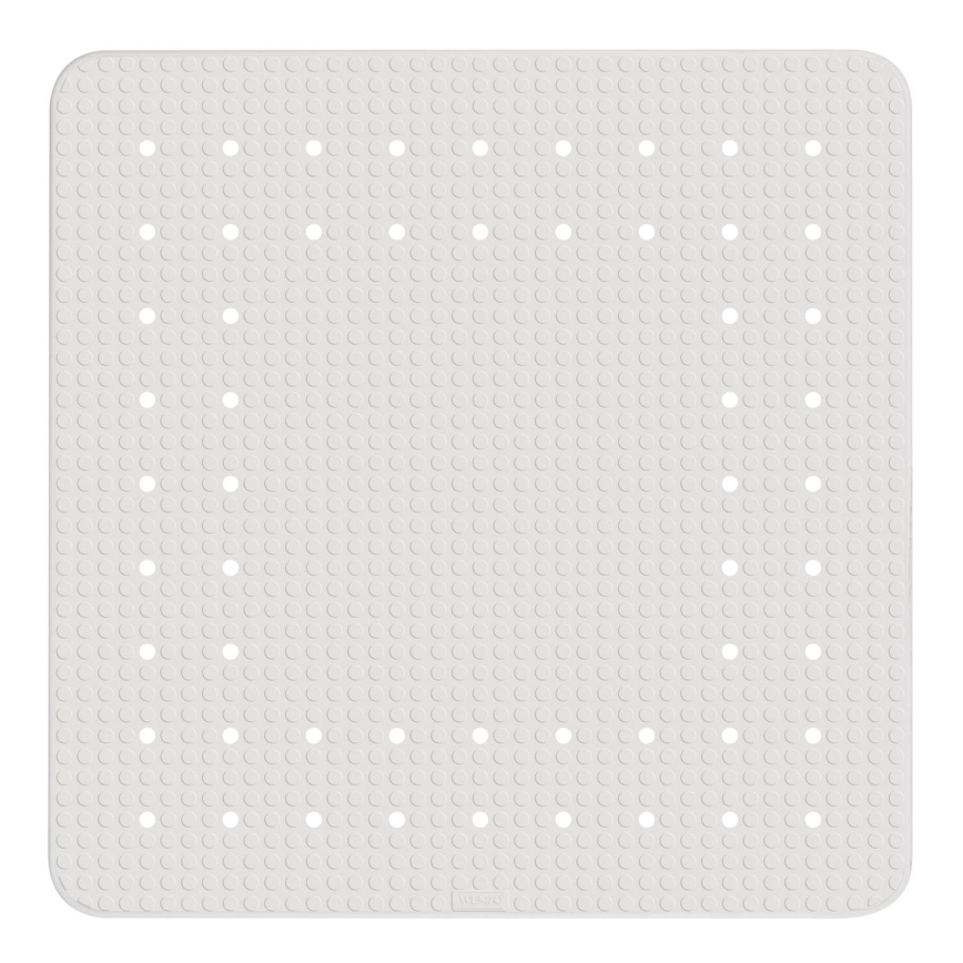 WENKO 23135100-Duschmatte MIRASOL 54x54 cm weiß