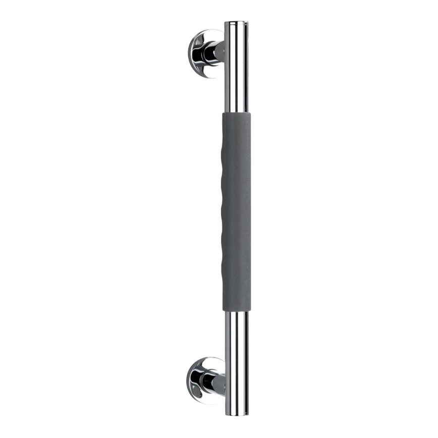 WENKO 23284100-SECURA-Griff 40,5 x 9 cm Edelstahl/Anthrazit/Glänzender Chrom