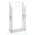 WENKO 23438100 - Handtuchständer DEBAR 20x83 cm Edelstahl/satiniert/weiß
