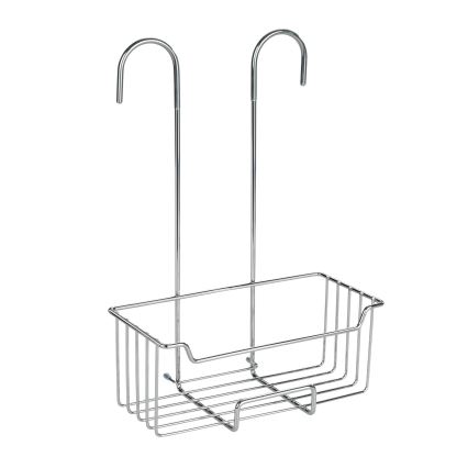 WENKO 23499100 - Duschablage MILO 25x36 cm Edelstahl/silber/klar