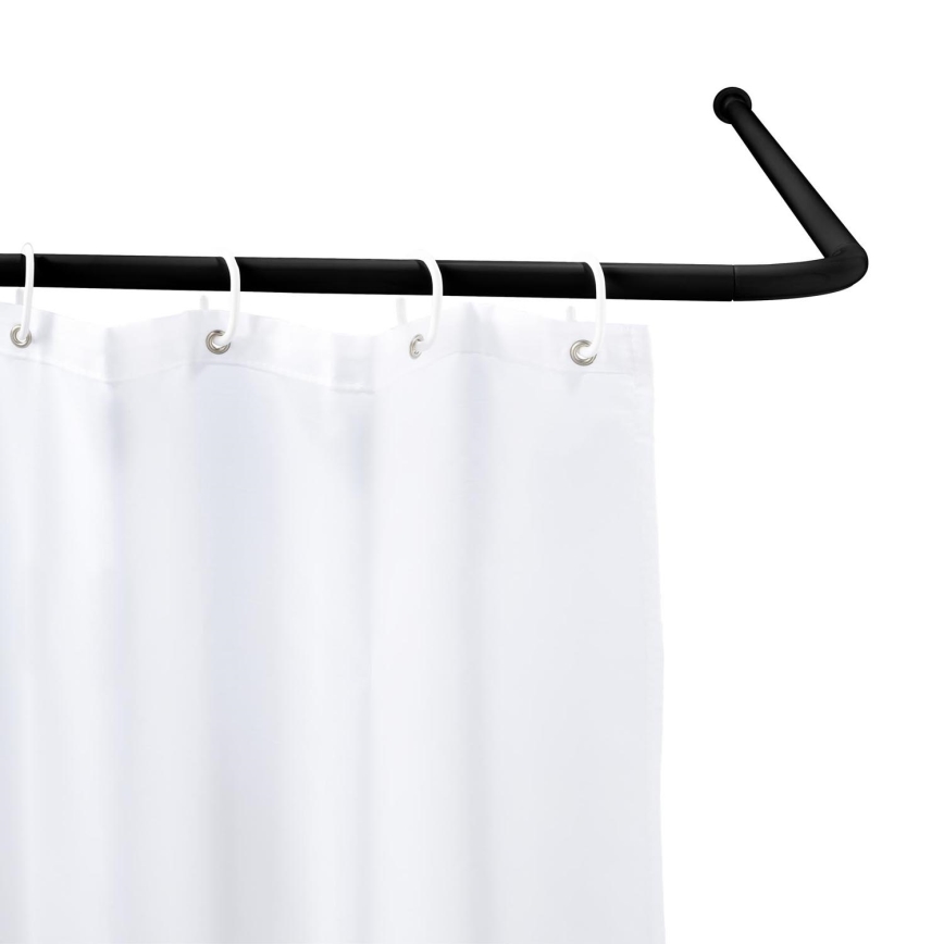 WENKO 23565100 - Stange 2x2 cm, schwarz