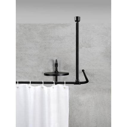 WENKO 23566100 - Deckenstütze UNIVERSAL, 57 cm, schwarz