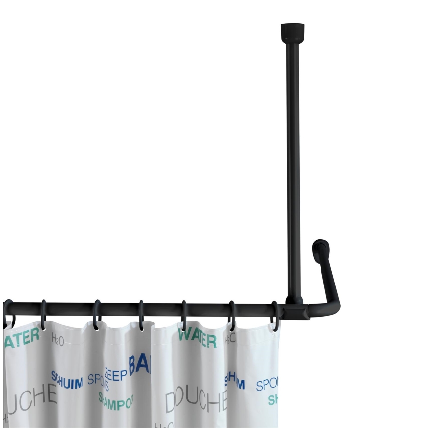 WENKO 23566100 - Deckenstütze UNIVERSAL, 57 cm, schwarz