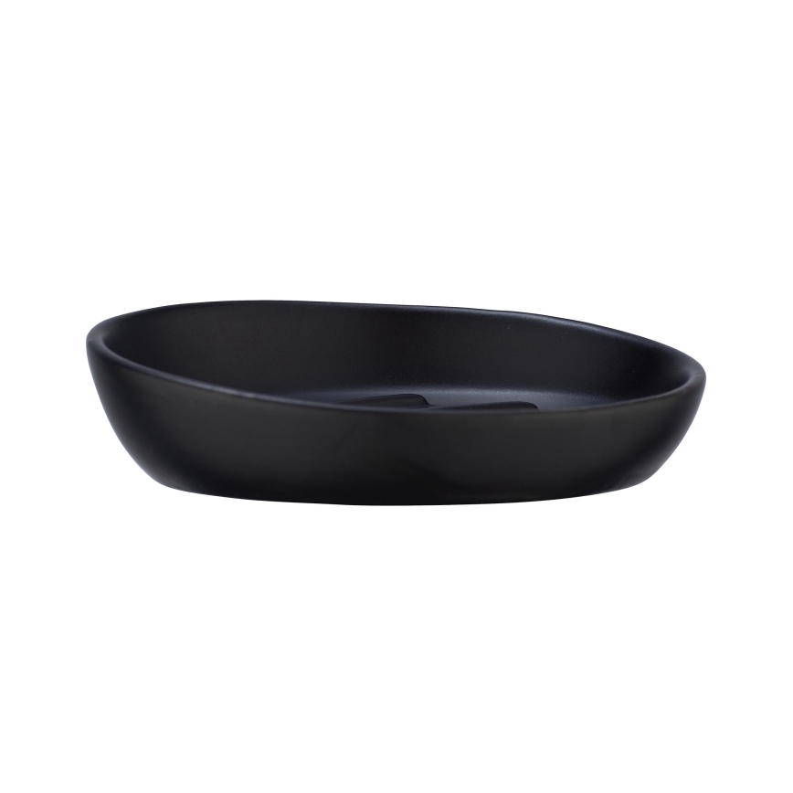 WENKO 23653100 - Seifenschale BADI 11,5x3 cm schwarz