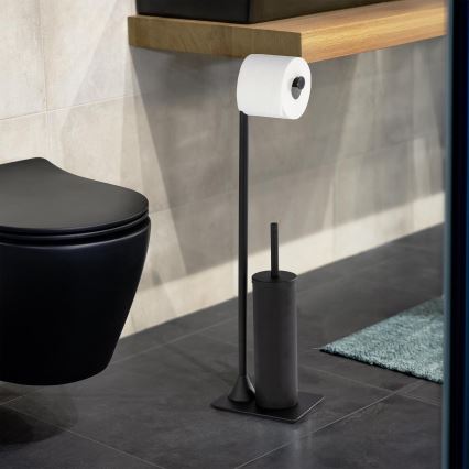 WENKO 23710100 - WC-Bürste HELLA 15x69 cm schwarz