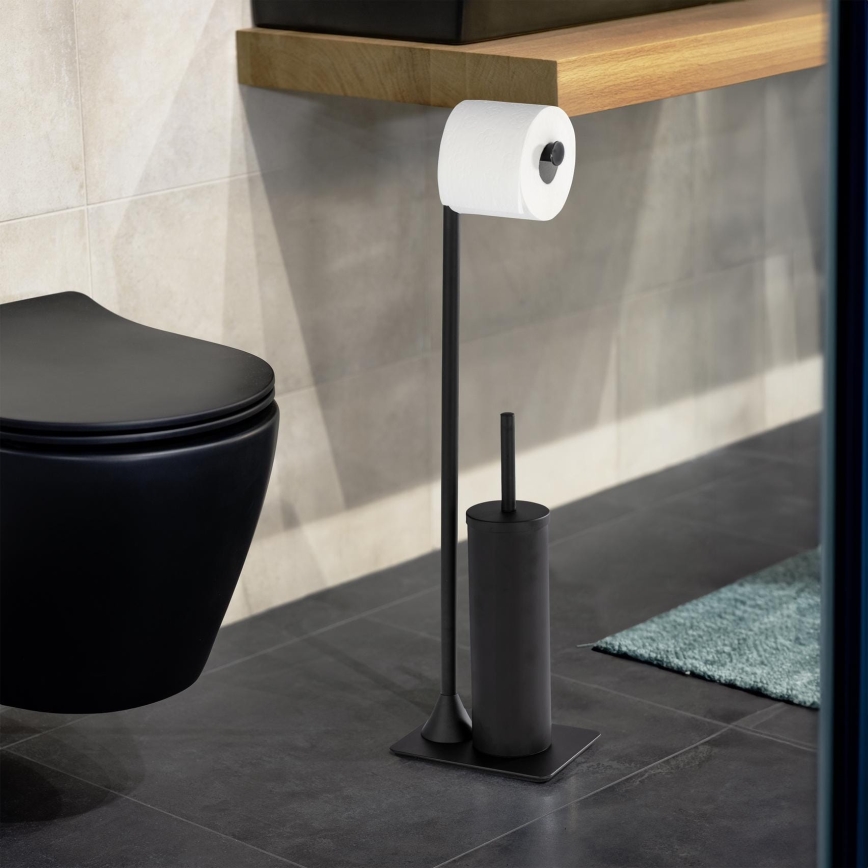 WENKO 23710100 - WC-Bürste HELLA 15x69 cm schwarz