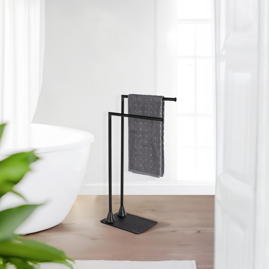 WENKO 23711100 - Handtuchständer HELLA 41x79 cm schwarz