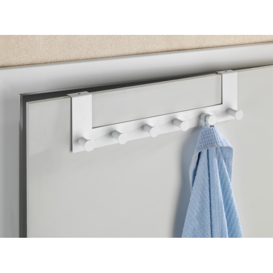 WENKO 23724100-Garderobenhaken CELANO 39x11 cm weiß