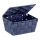 WENKO 23786100 - ADRIA Korb 19x14 cm blau