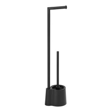 WENKO 23804100 - WC-Bürste AVOLA 13x70 cm Edelstahl/schwarz
