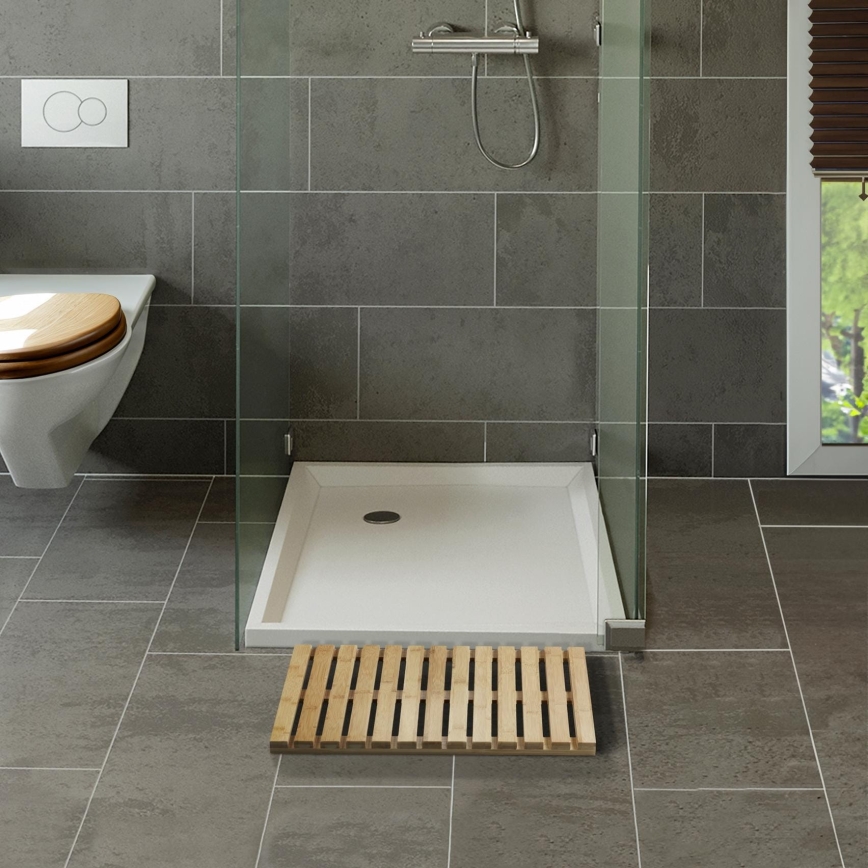 WENKO 23838100 – Badematte 40x60 cm braun