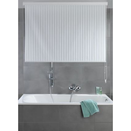 WENKO 23864100 - Duschrollo 132 x 240 cm weiß