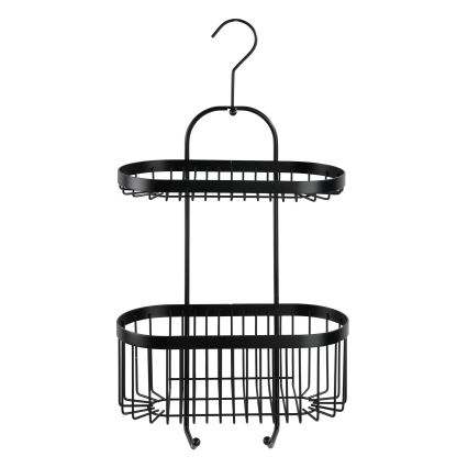 WENKO 23880100 – Regal CLASSIC PL. SCHWARZ 26,5x47 cm schwarz