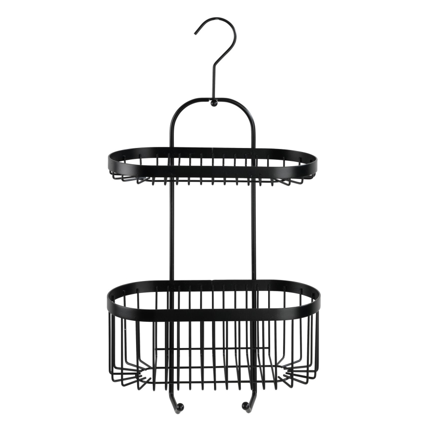 WENKO 23880100 – Regal CLASSIC PL. SCHWARZ 26,5x47 cm schwarz