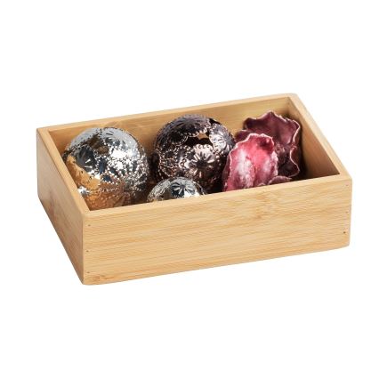 WENKO 23918100 - Tablett TERRA 15x10 cm, braun