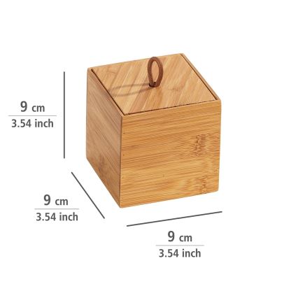 WENKO 23922100 - Box TERRA 9x9 cm braun