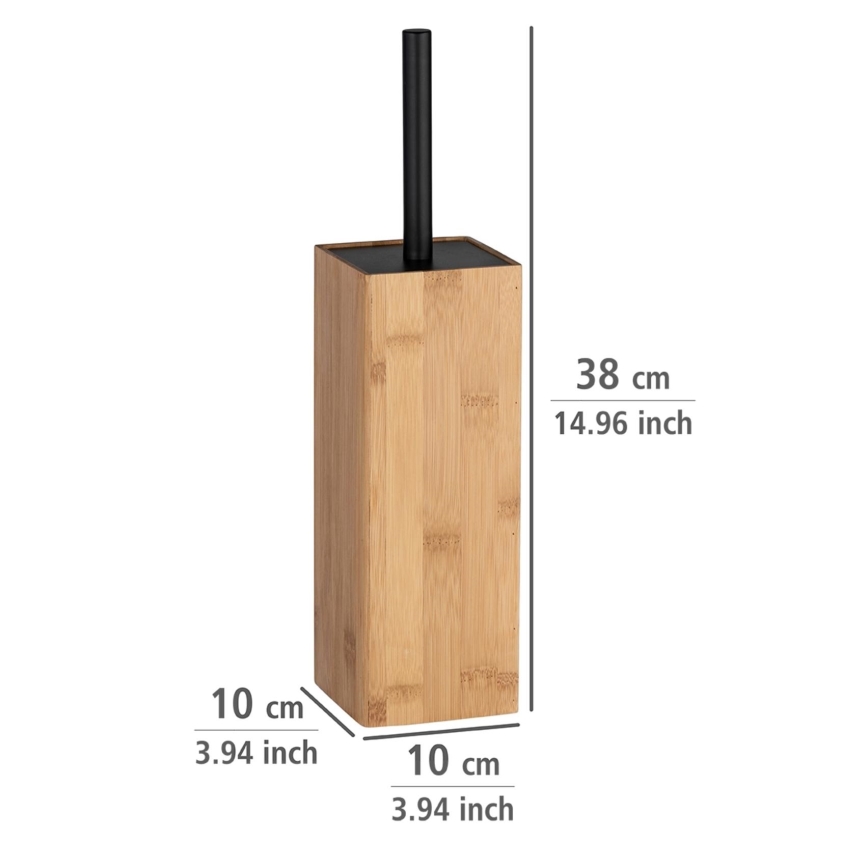 WENKO 23985100 - WC-Bürste PADUA 10x38 cm braun/schwarz