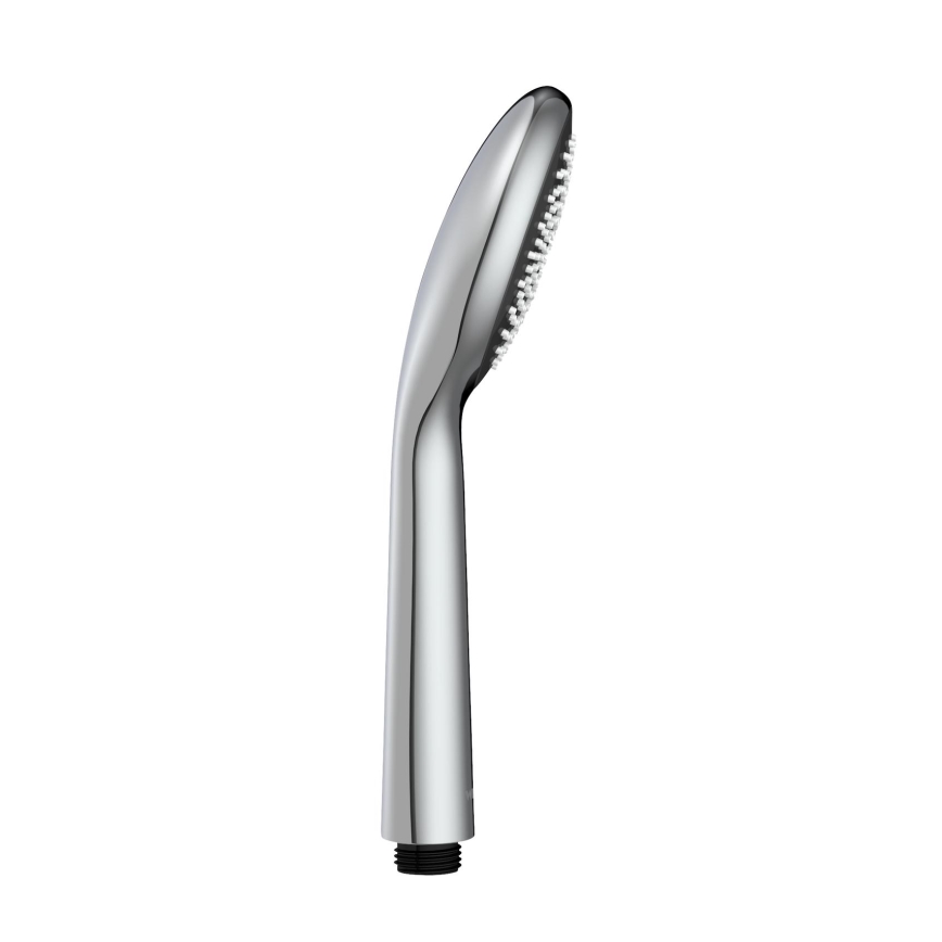 WENKO 23991100 - Duschkopf Wassersparsystem 9,5x9,5 cm glänzender Chrom/Grau