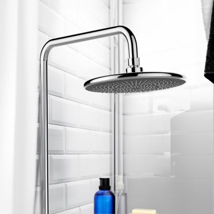 WENKO 23998100 - Duschkopf Wassersparsystem 22,5x22,5 cm glänzender Chrom