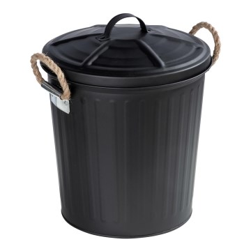 WENKO 24022100 - Korb GARA 24 x 28,5 cm schwarz