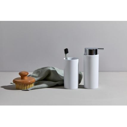 WENKO 24077800 - Set CALVO 6,5 x 13 cm weiß/hochglanzchrom