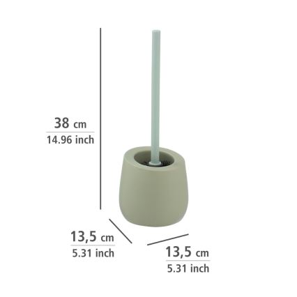 WENKO 24120100 - WC-Bürste BADI 13,5x38 cm grün