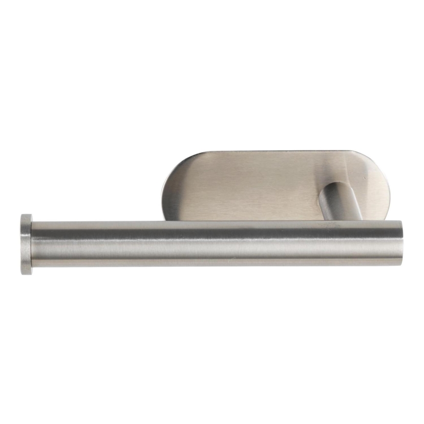 WENKO 24166100 - WC-Papierhalter TURBO-LOC OREA MATT 16x7 cm Edelstahl/silber