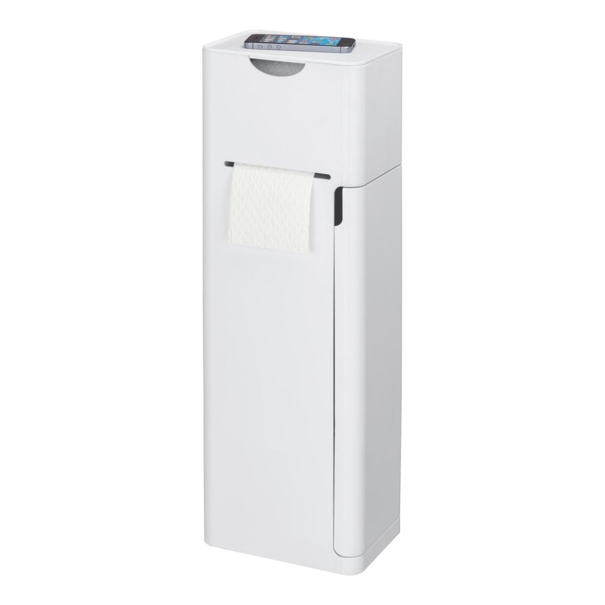 WENKO 24212100 - WC-Bürste IMON 20 x 58,5 cm, weiß