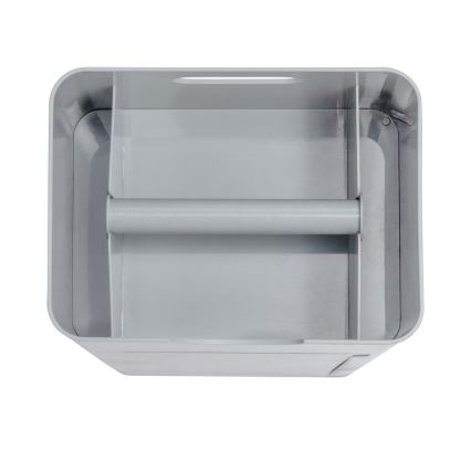 WENKO 24213100 - WC-Bürste IMON 20x58,5 cm grau