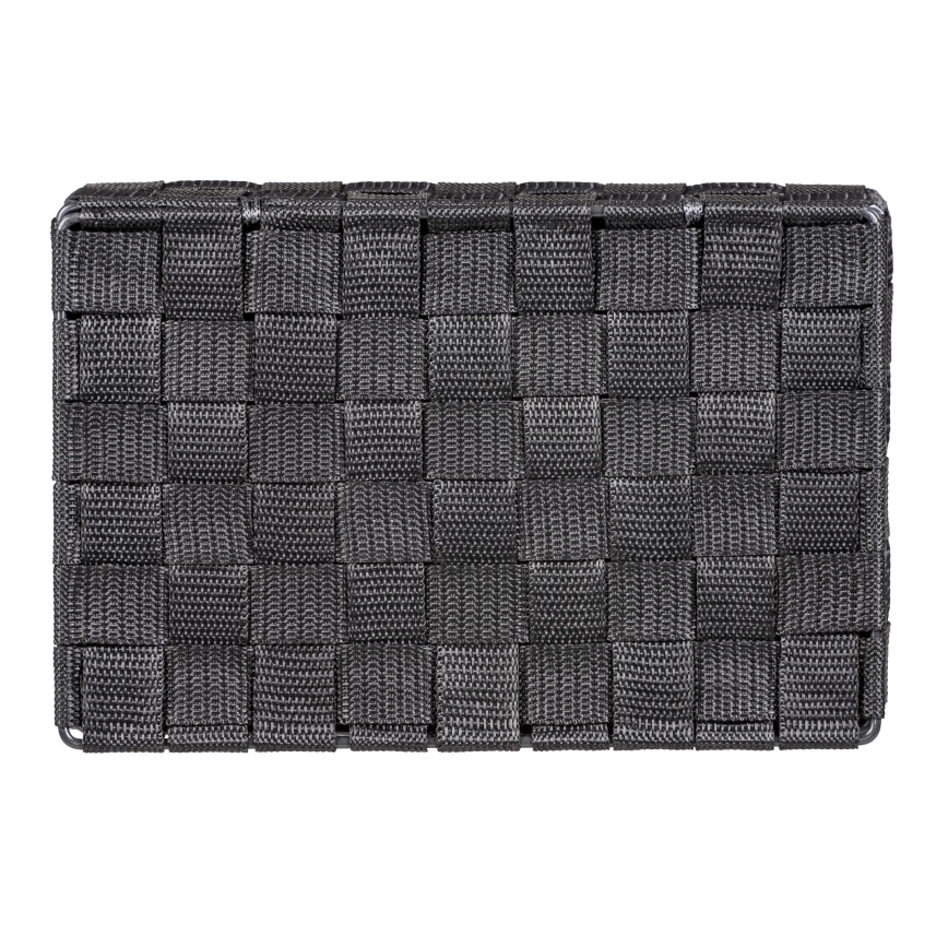 WENKO 24223100 - Korb ADRIA 26 x 17 cm Grau/Anthrazit