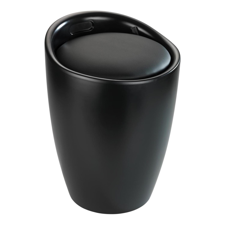 WENKO 24229100 - Hocker CANDY 36x50,5 cm schwarz