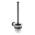 WENKO 24243100-WC WC-Bürste BOSIO BLACK 10x35 cm Edelstahl/silber/satiniert