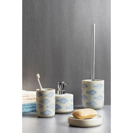 WENKO 24311100 - Seifenspender AQUAMARIN 475 ml beige