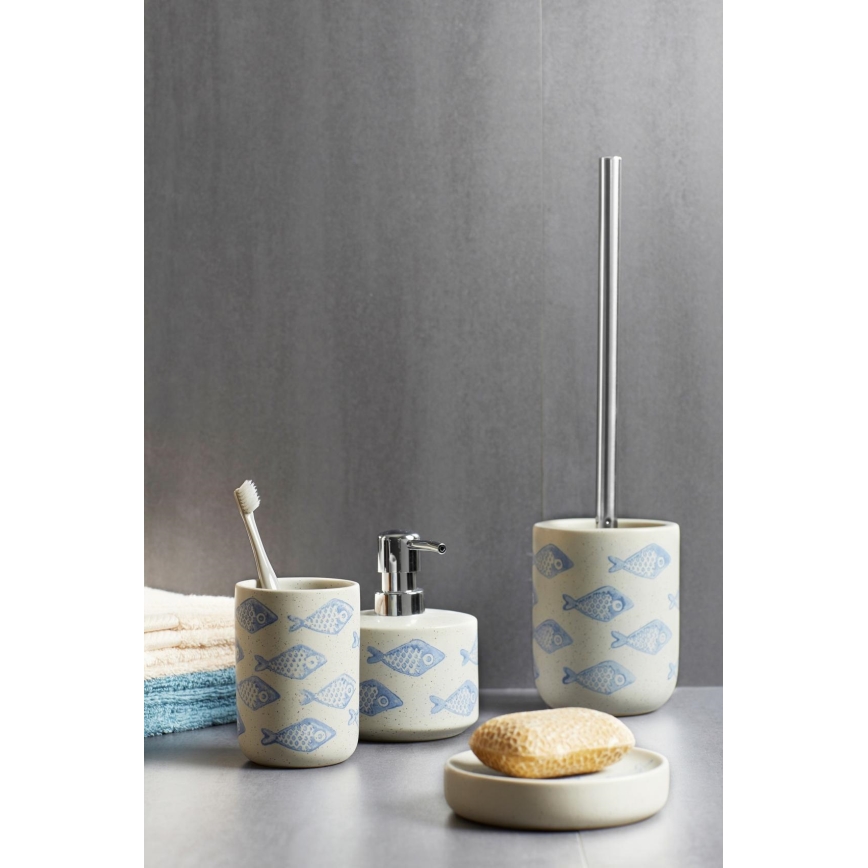 WENKO 24311100 - Seifenspender AQUAMARIN 475 ml beige