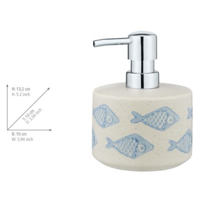 WENKO 24311100 - Seifenspender AQUAMARIN 475 ml beige