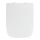 WENKO 24334100-WC-Sitz EXCLUSIVE 46,5x37 cm weiß/silber