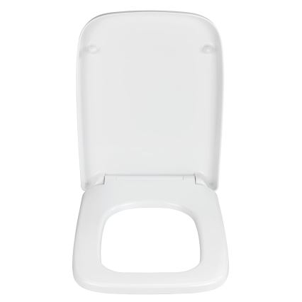 WENKO 24334100-WC-Sitz EXCLUSIVE 46,5x37 cm weiß/silber
