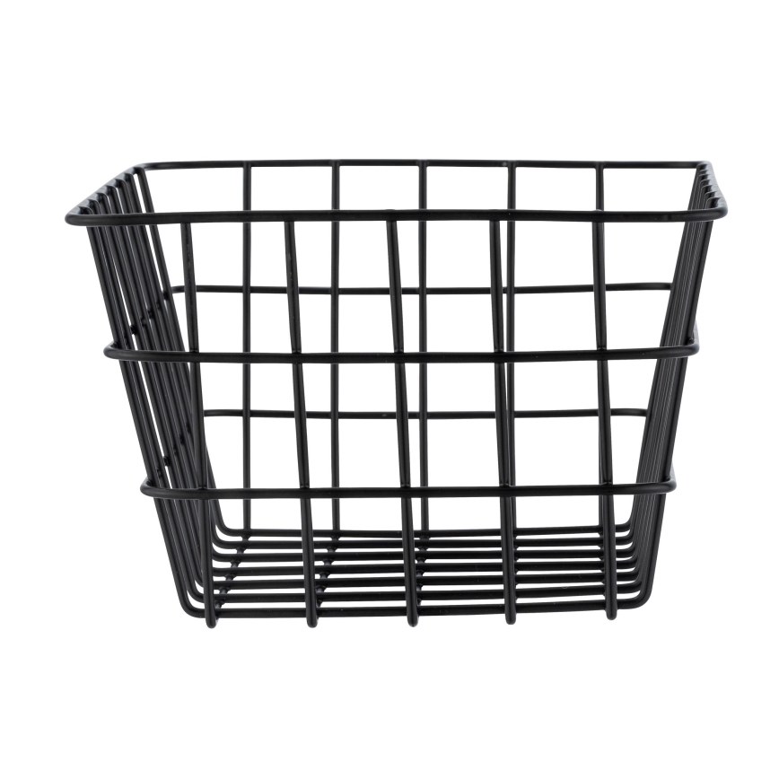 WENKO 24371100 - Korb VIANA 18x25 cm schwarz