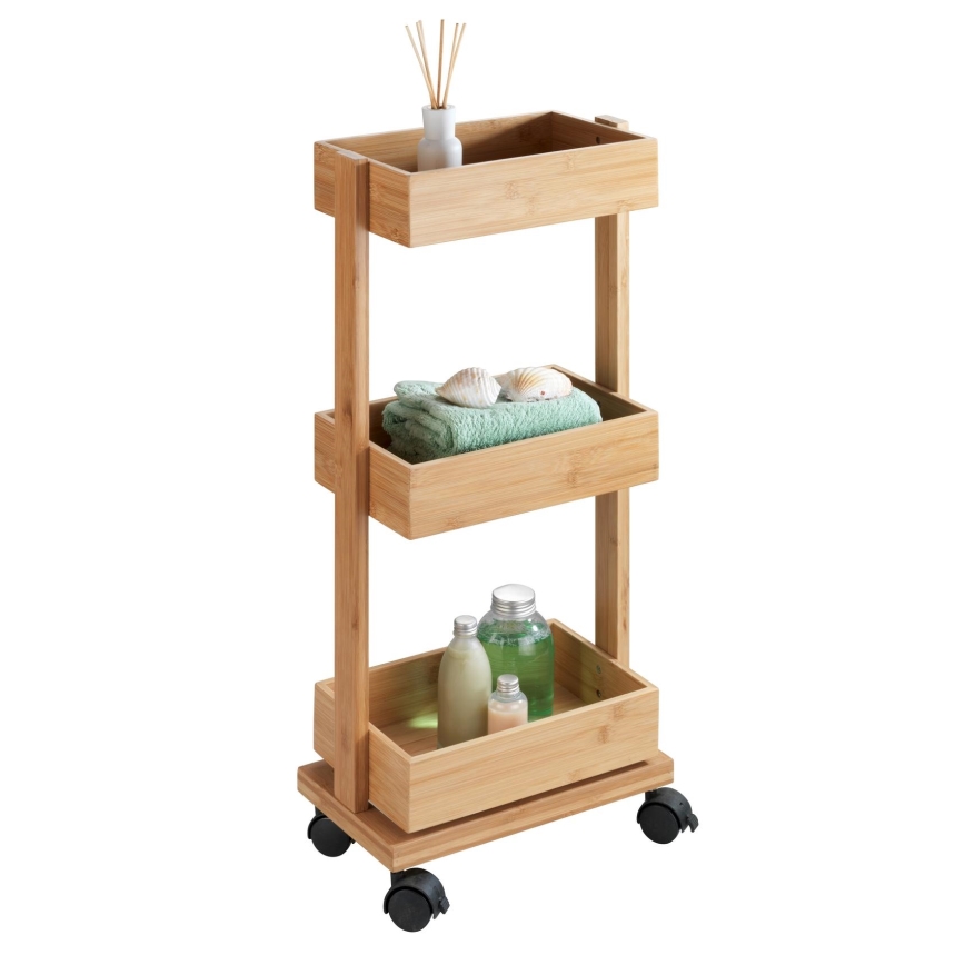 WENKO 24390100 - Regal TORTONA 18x71,5 cm braun/schwarz