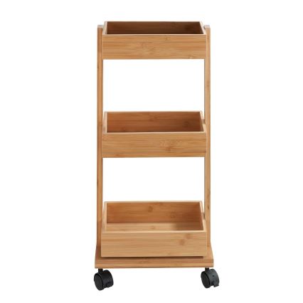 WENKO 24390100 - Regal TORTONA 18x71,5 cm braun/schwarz