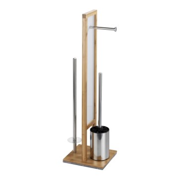 WENKO 24391100 - WC-Bürste RIVALTA 18x70 cm braun/weiß/schwarz
