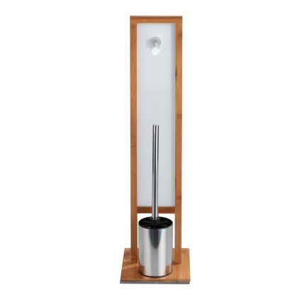 WENKO 24391100 - WC-Bürste RIVALTA 18x70 cm braun/weiß/schwarz