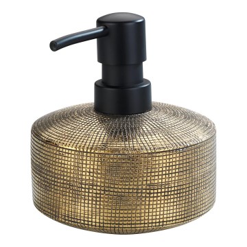 WENKO 24401100 - Seifenspender RIVARA 400 ml goldfarben