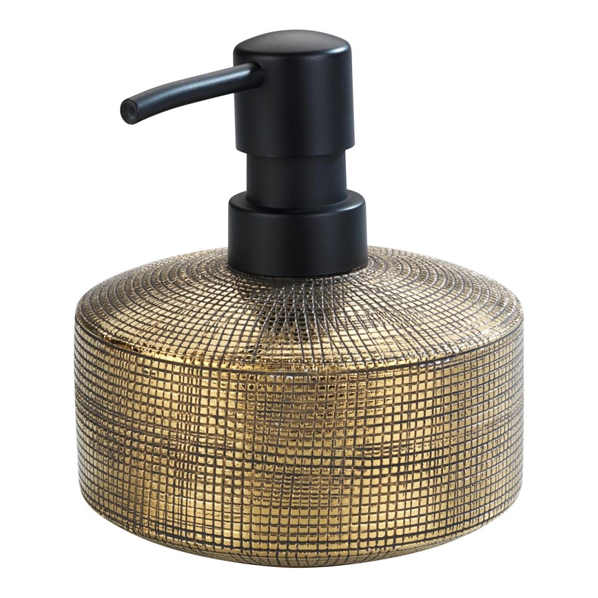 WENKO 24401100 - Seifenspender RIVARA 400 ml goldfarben