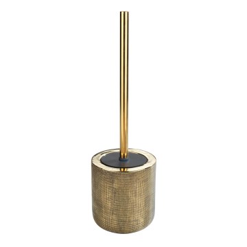 WENKO 24403100 - WC-Bürste RIVARA 11,5 x 40 cm goldfarben
