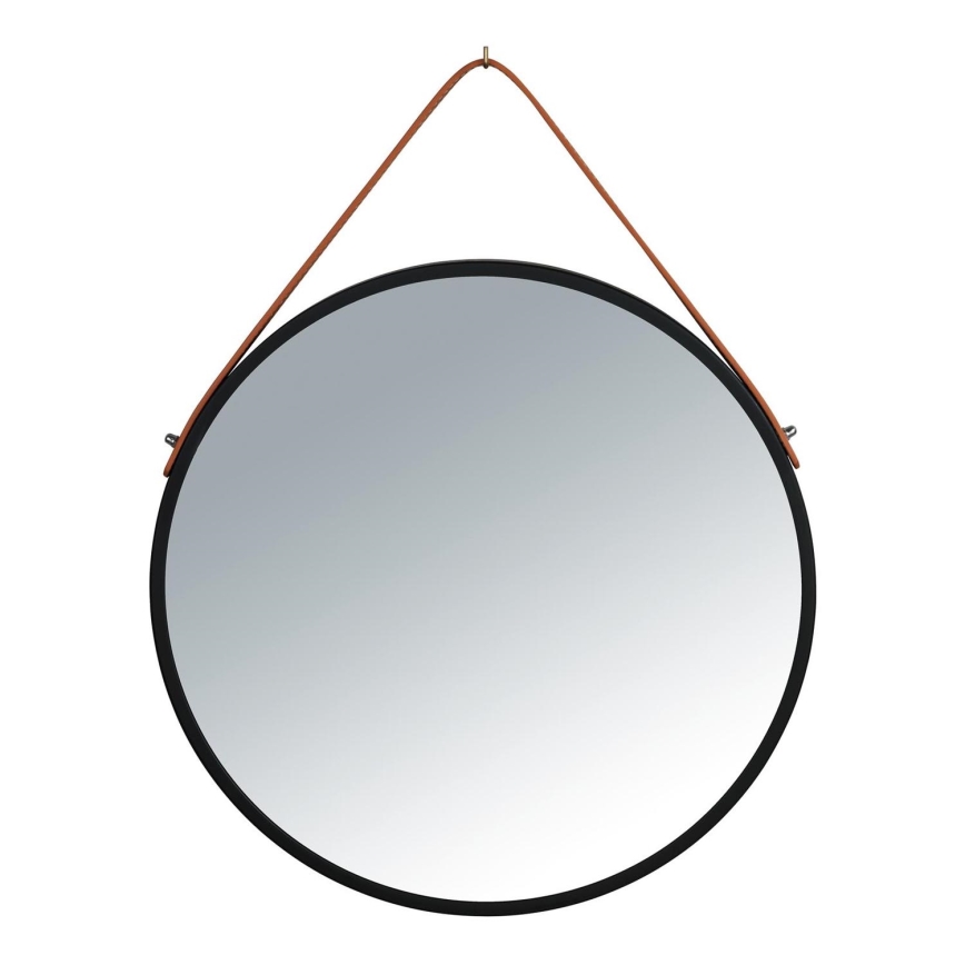 WENKO 24424100 - Spiegel BORRONE 40x40 cm Schwarz/Silber